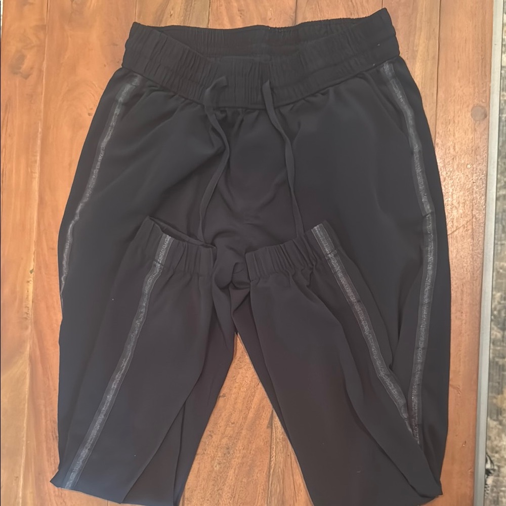 bcg Black Joggers with Shiny/Sparkly Accents